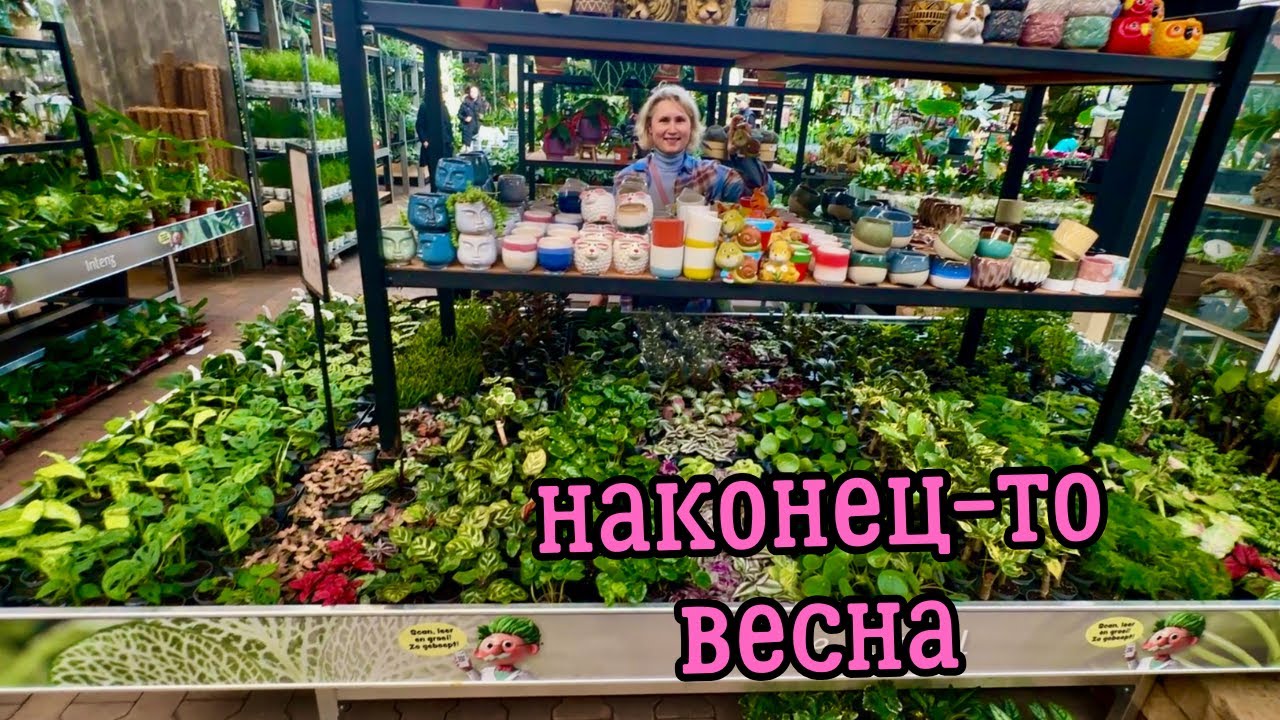 ВЕСНА В САДОВОМ ЦЕНТРЕ 