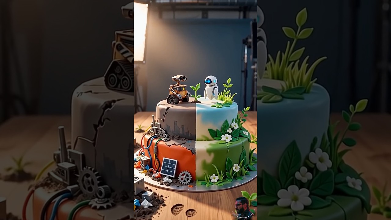 Wenn WALL-E eine Geburtstagstorte wäre 🌱♥️