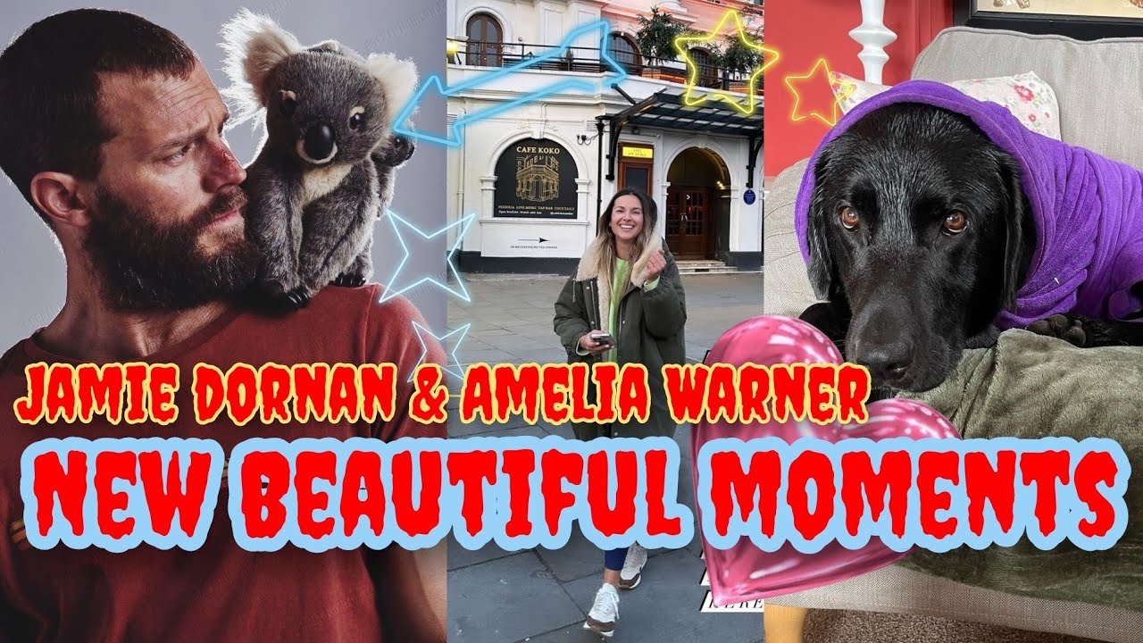 😍 NEW! JAMIE DORNAN & AMELIA WARNER - New Beautiful Moments 💗 DORNAN FAMILY