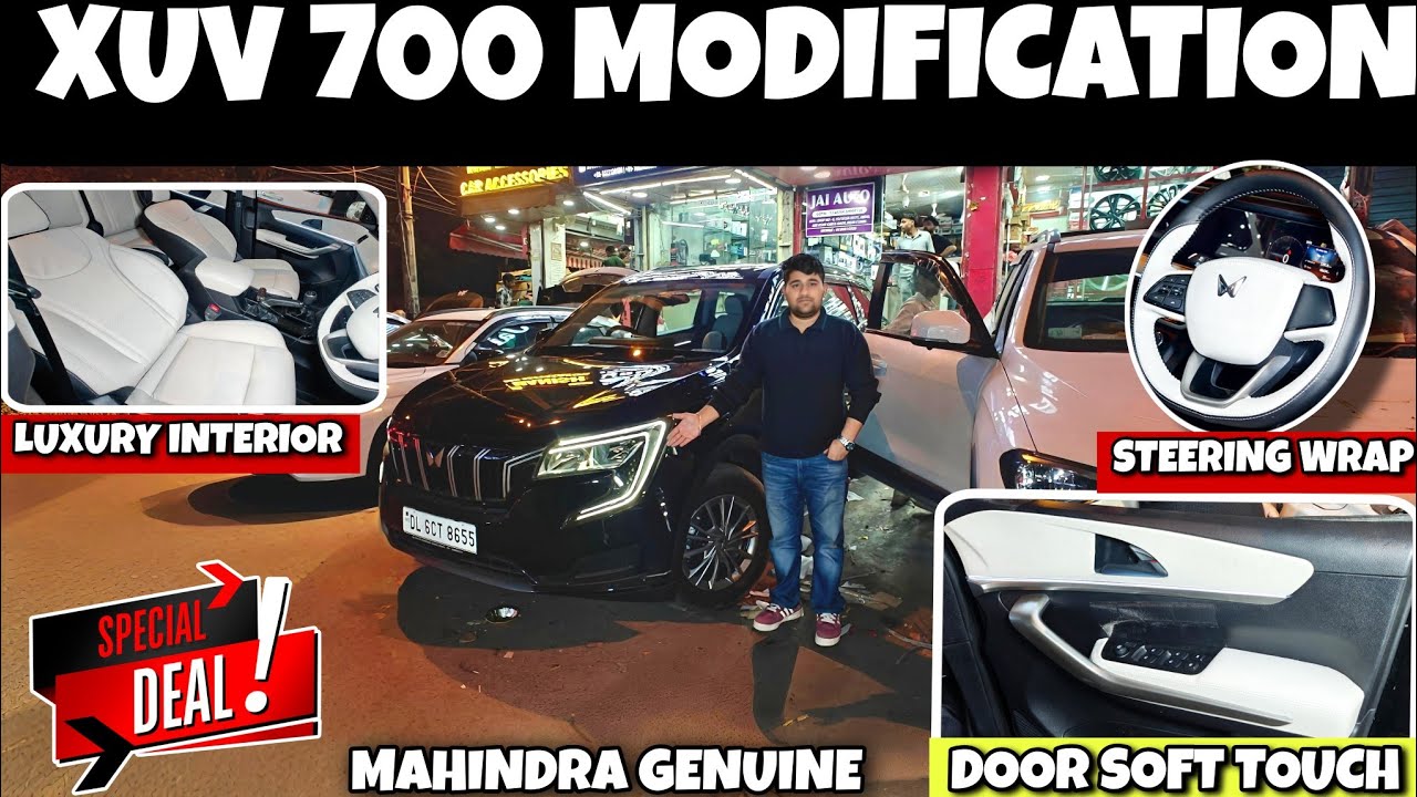 MAHINDRA XUV 700 MODIFIED✅XUV 700 MODIFICATION✅XUV 700 MX TO AX7L✅ SEQUENTIAL TAIL LIGHT ✅#mahindra 