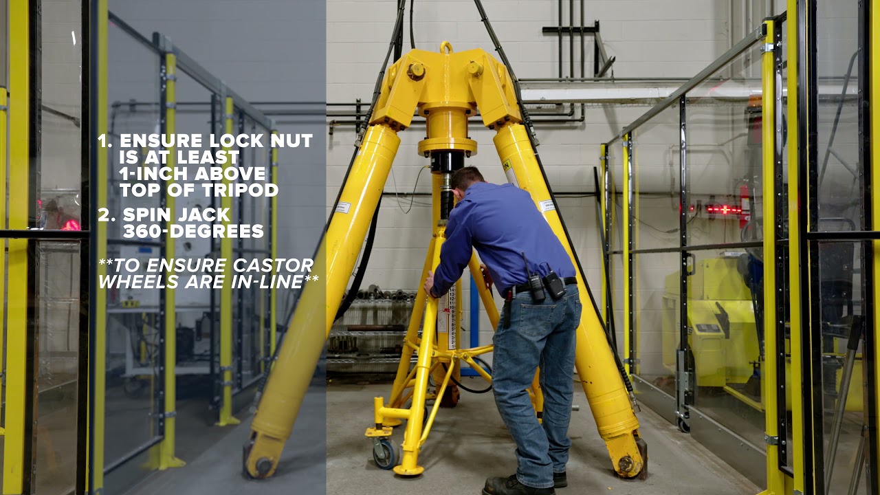 Tronair   Tripod Checklist Pressure relief test