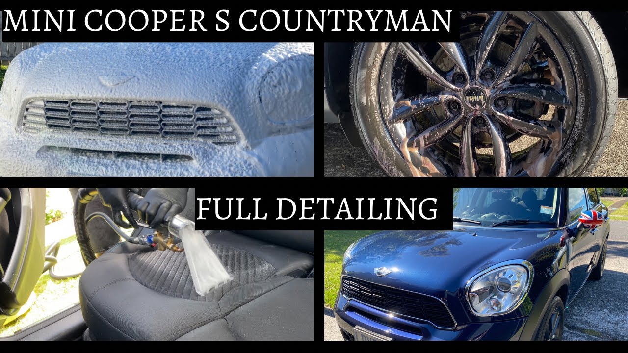 FULL DETAILING MINI COOPER S COUNTRYMAN | Ceramic Coating | Deep Clean