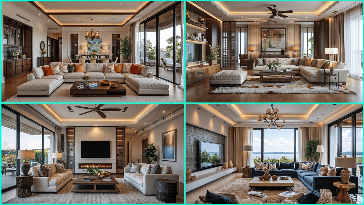 Open Living Room Design Ideas for Modern Spacious Luxury Homes