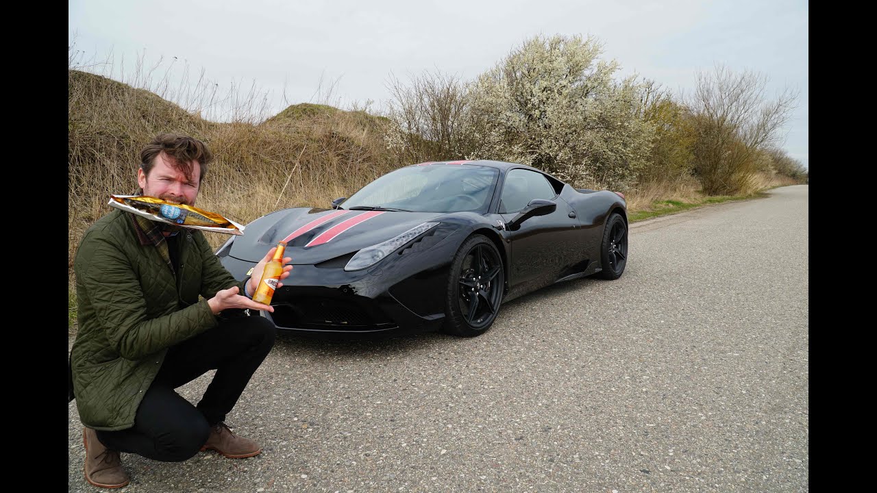 FERRARI 458 SPECIALE OG ÉN RØGET MAKREL! TO GODE TING....