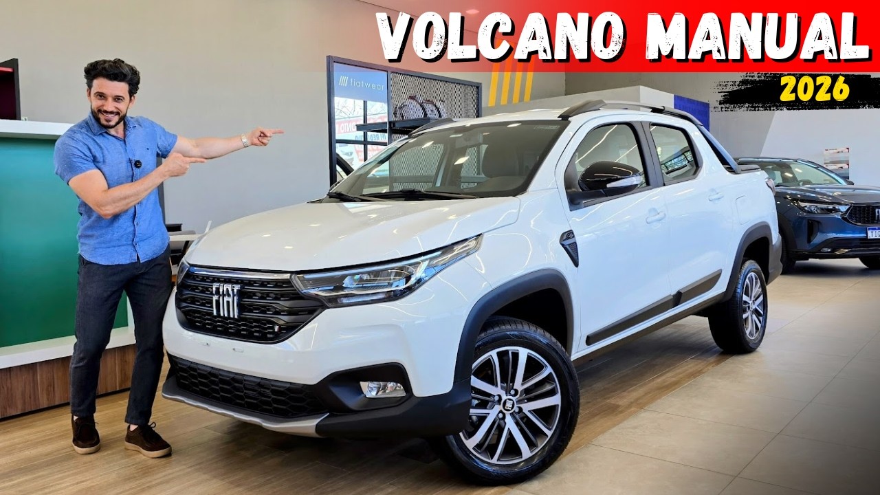 FIAT STRADA VOLCANO 2026 COM CÂMBIO MANUAL