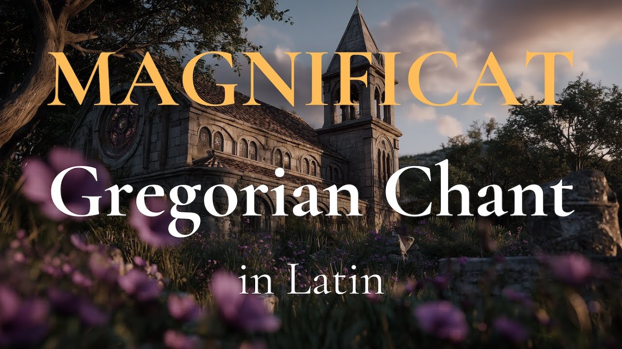 Magnificat 🕯️Gregorian Chant in Latin- Mary’s Song of Praise & Hope #christianyoutube #christisking