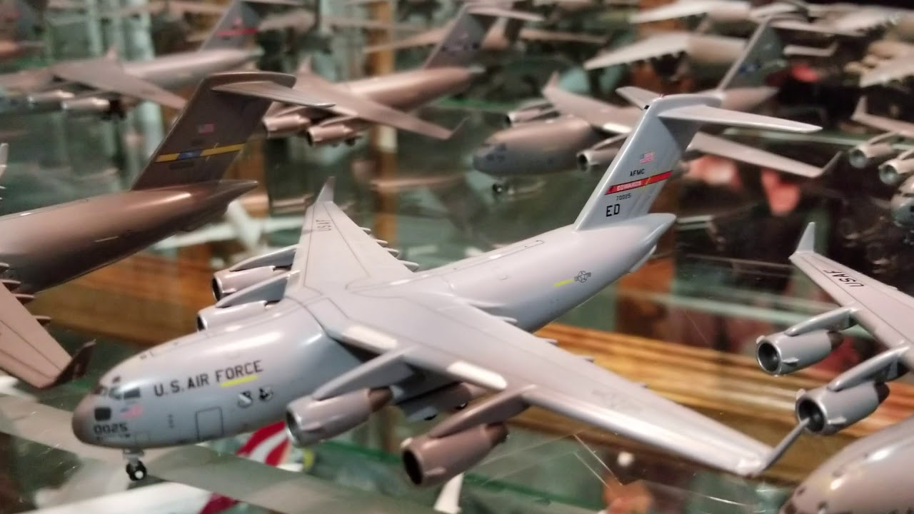 Diecast airplane collection