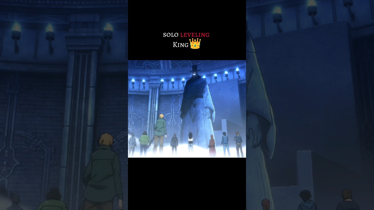 「 Statue of God 」Solo Leveling King..👑 S1 #sololeveling #sungjinwoo #anime #animation