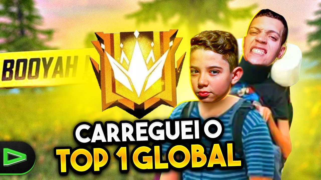 JOGUEI COM O TOP 1 GLOBAL E CARREGUEI ELE!