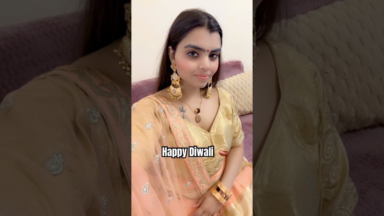 ✨ Happy Diwali in Dubai | Traditional Indian Outfit & Jewelry Celebration 2025