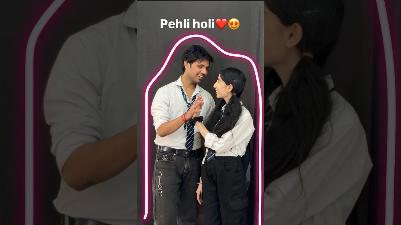 Holi special🥺❤️&zwj;🩹(part-1)| Vijay Saiwal | #shorts #school #schoollife #holispecial #cutelovestory