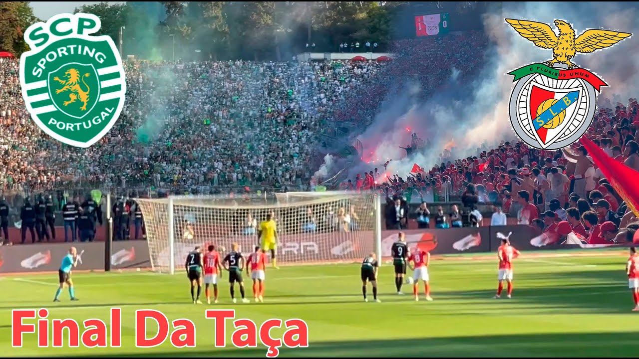 Benfica x Sporting Final Taça de Portugal - Escandalo de Arbitagem - Ambiente Incrivel no Jamor