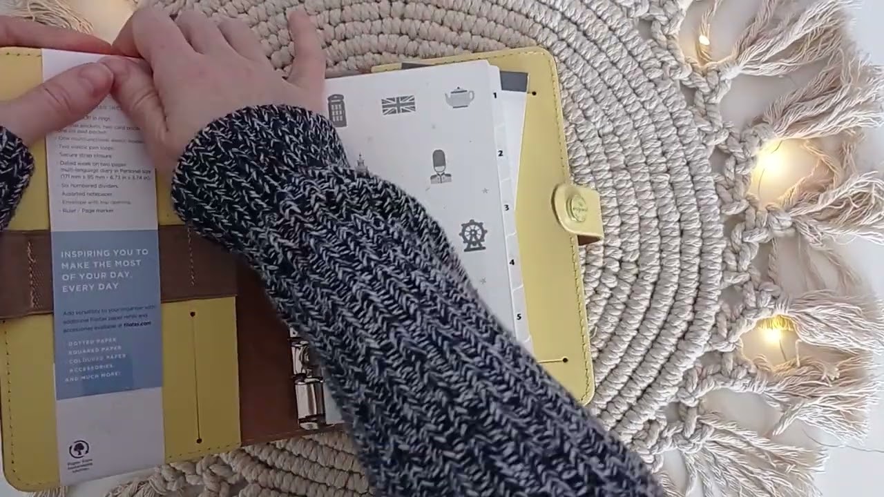 Filofax Original Lemon unboxing