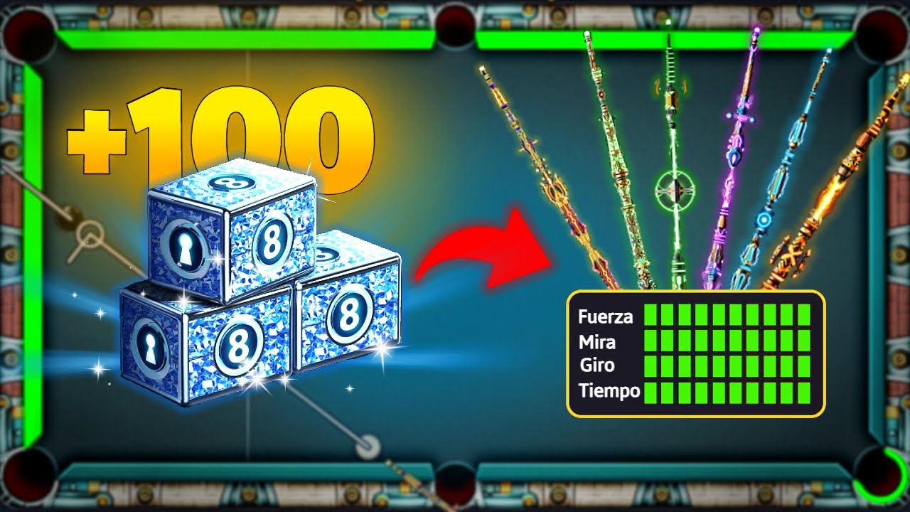 ABRIENDO +100 CAJAS LEGENDARIAS PARA CONSEGUIR LOS MEJORES TACOS EN 8 BALL POOL