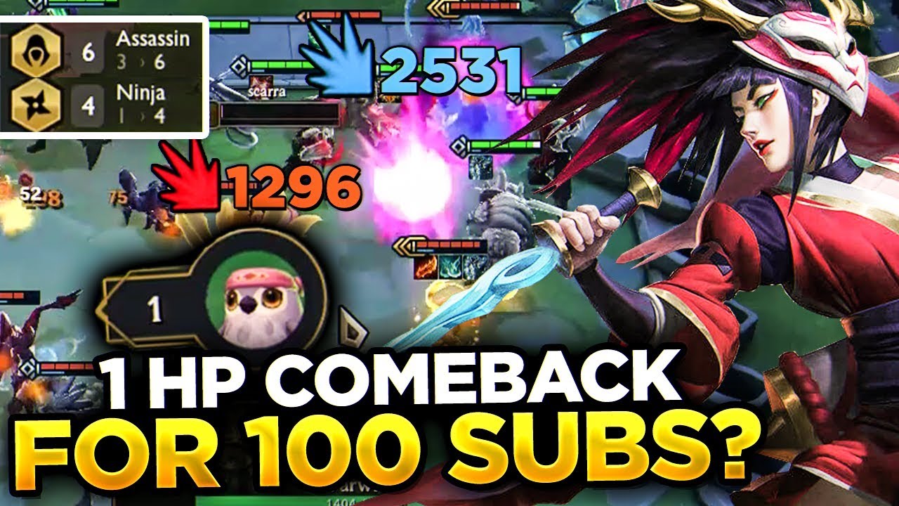 CAN I WIN EVERY ROUND AT 1 HP TO WIN $500? | Teamfight Tactics