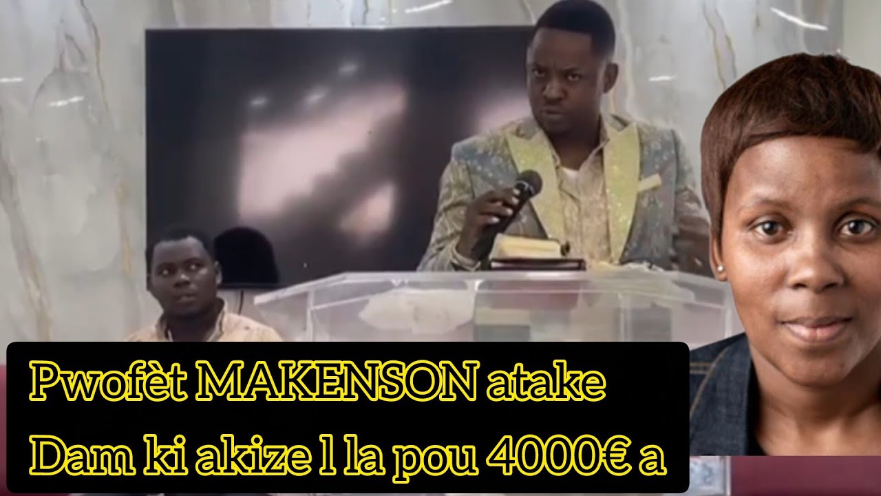 Mackenson atake dam ki te site non l nan radio Caraïbes pou anak 4000€ a.