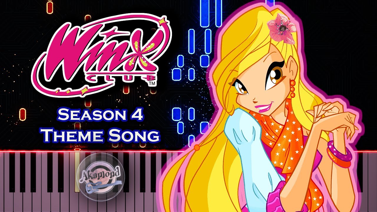 Winx Club Season 4 Theme Song Piano Cover and Tutorial