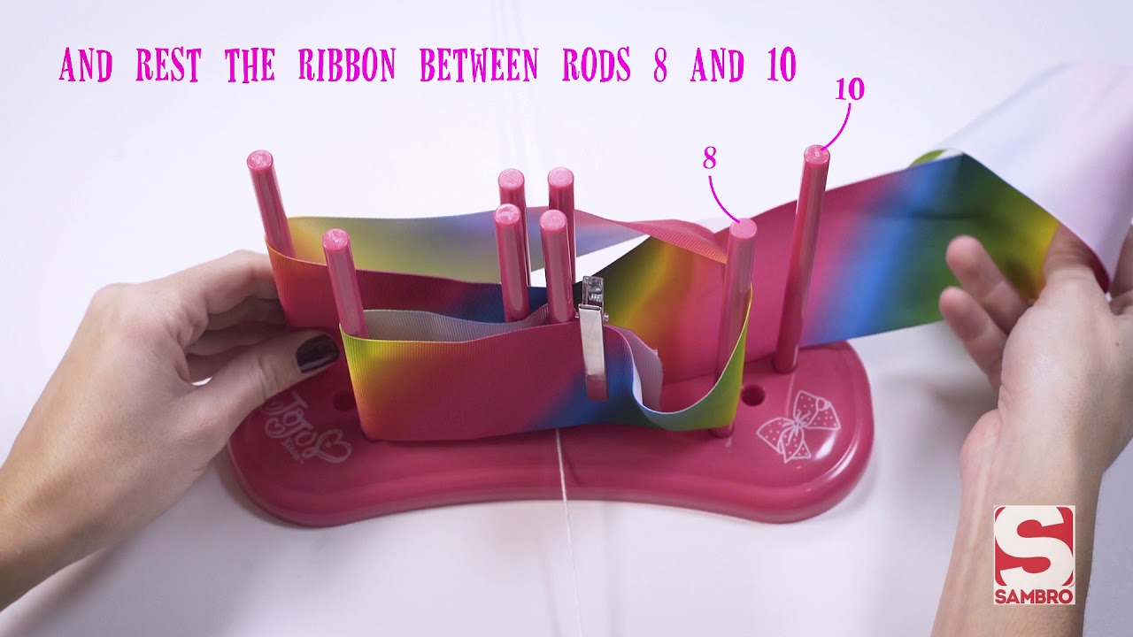 Jojo Siwa Bow Maker  How To Video