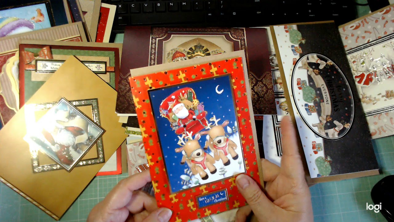 Hunkydory Christmas card kits
