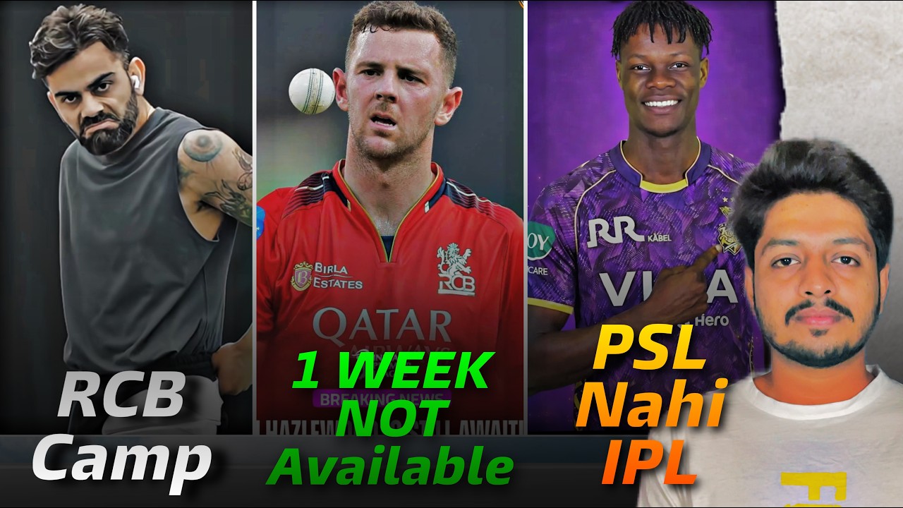 IPL 2026 - Hazlewood Out , VK , KKR New Player | Cricket Fatafat | EP 1660 | MY Cricket Production
