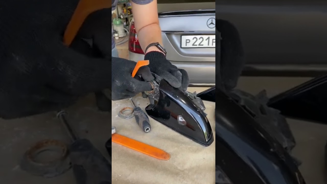 ремонт зеркал Mercedes Benz w221 