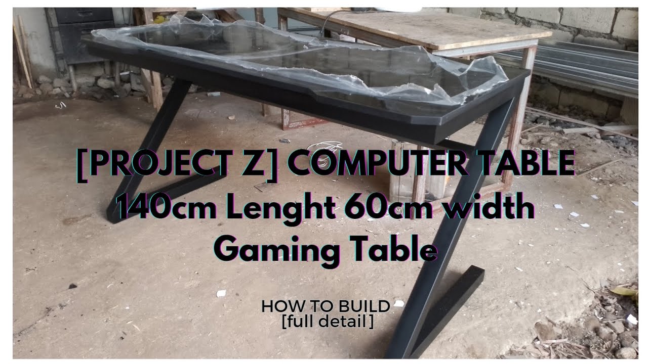 DIY Computer Table [Z] frame  PINAKA MADALINH GAWIN ( TAGALOG)