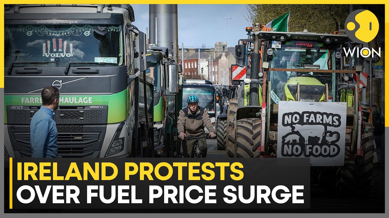 Ireland Fuel Protests: Major Roads Across Ireland Blocked by Farmers & Freight Workers | WION News