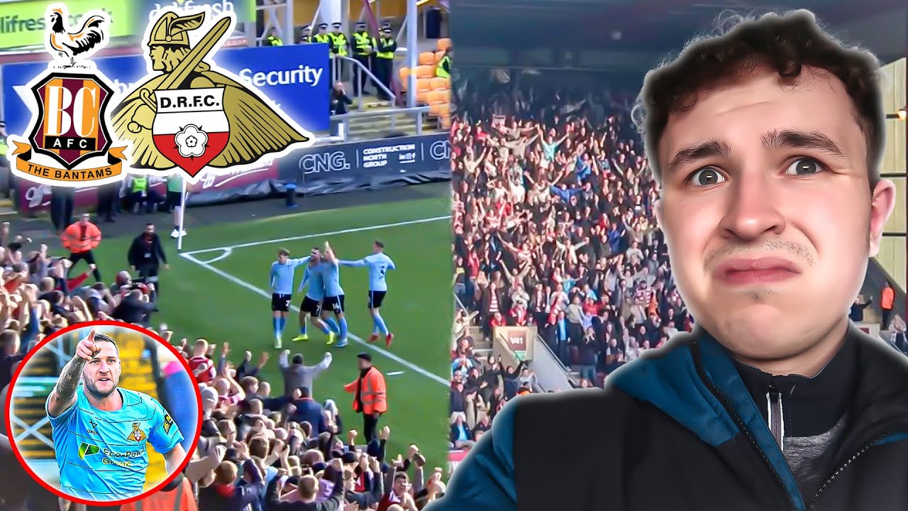 PITCH INVADERS & AN ELECTRIC ATMOSPHERE in YORKSHIRE DERBY - Bradford City 1-2 Doncaster Rovers Vlog