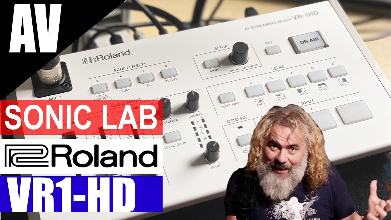Roland VR1-HD Video Mixer with Webcam output - SonicLAB Review