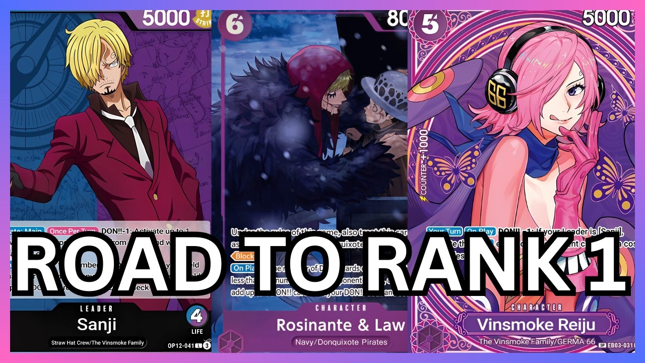 [EB03] UP Sanji Top 100 Ranked Gameplay/Commentary.