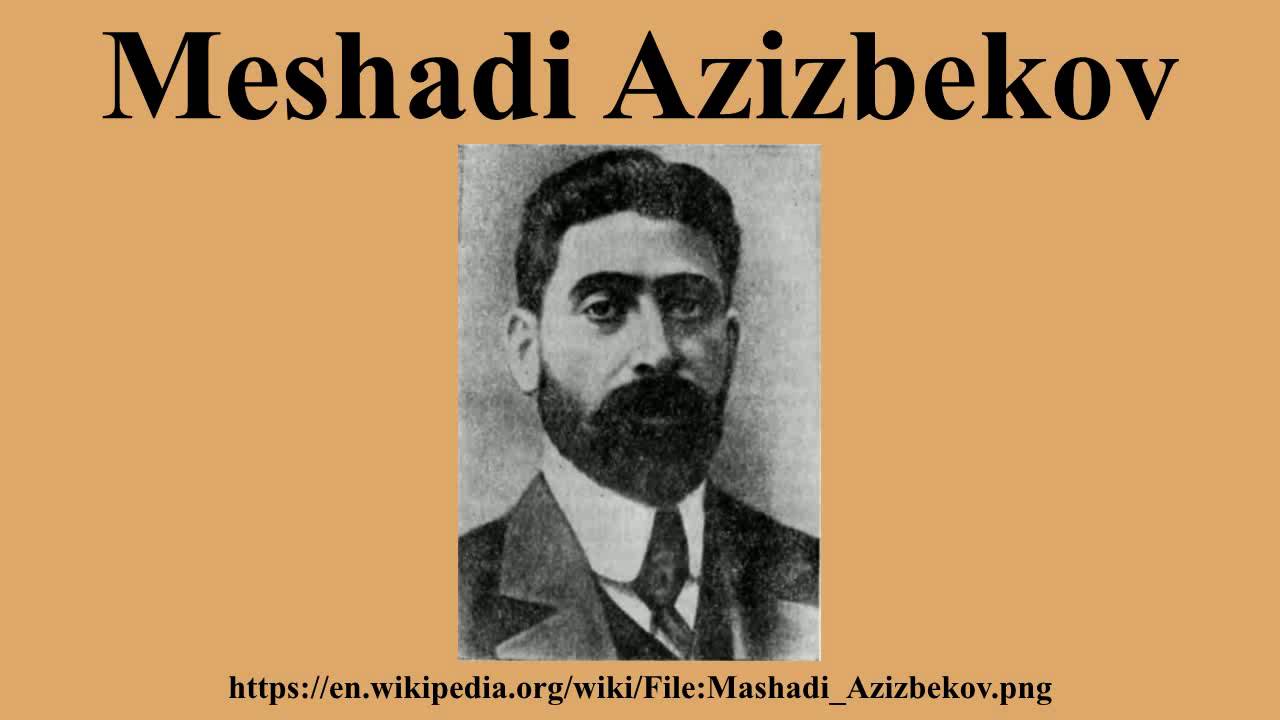 Meshadi Azizbekov