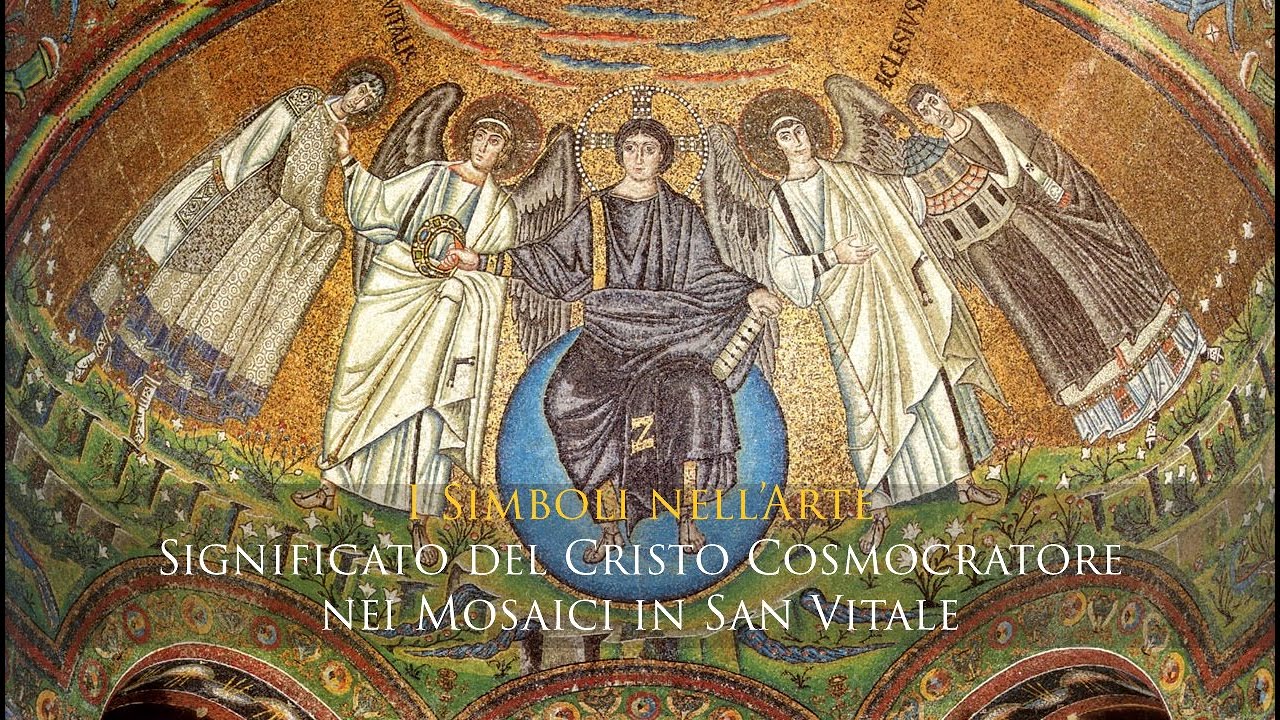 Significato dei simboli nel Cristo Cosmocratore - San Vitale a Ravenna - I SIMBOLI NELL'ARTE