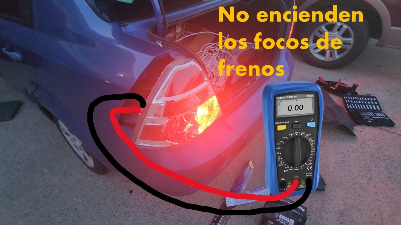 No encienden luces de freno Aveo