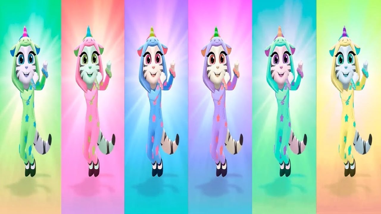 Colors Reaction My Talking Angela 2 New Update 2021 - Android iOS Gameplay HD