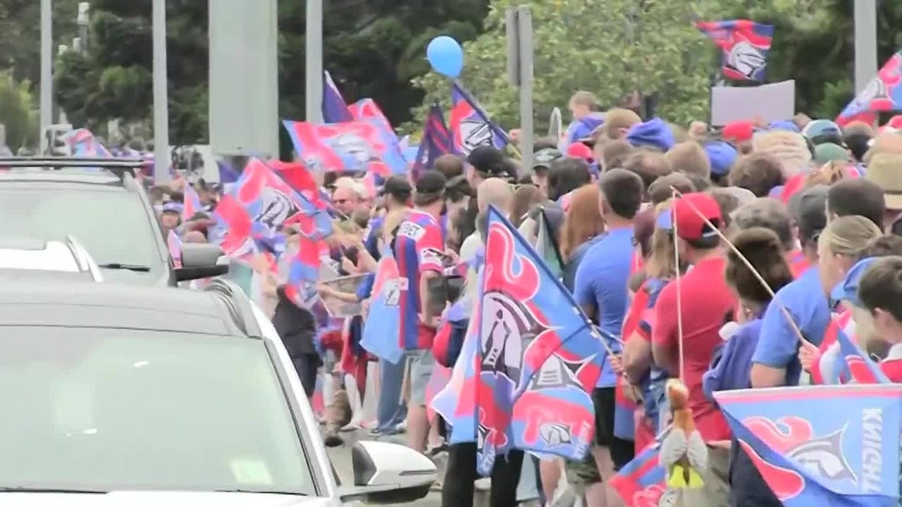 &lsquo;Turned to tragedy&rsquo;: Knights fans hit by a vehicle in horrifying incident