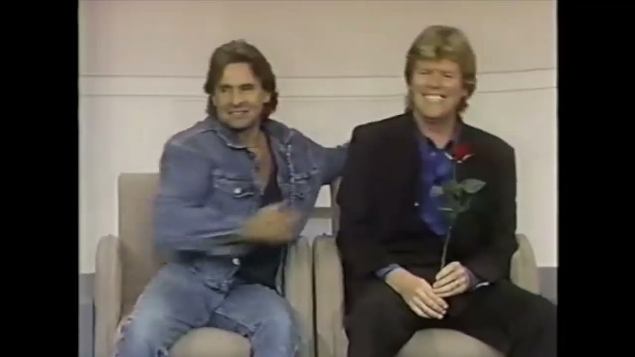 Peter Noone & Davy Jones Interview. A Rose From Davy 🌹 Cute!