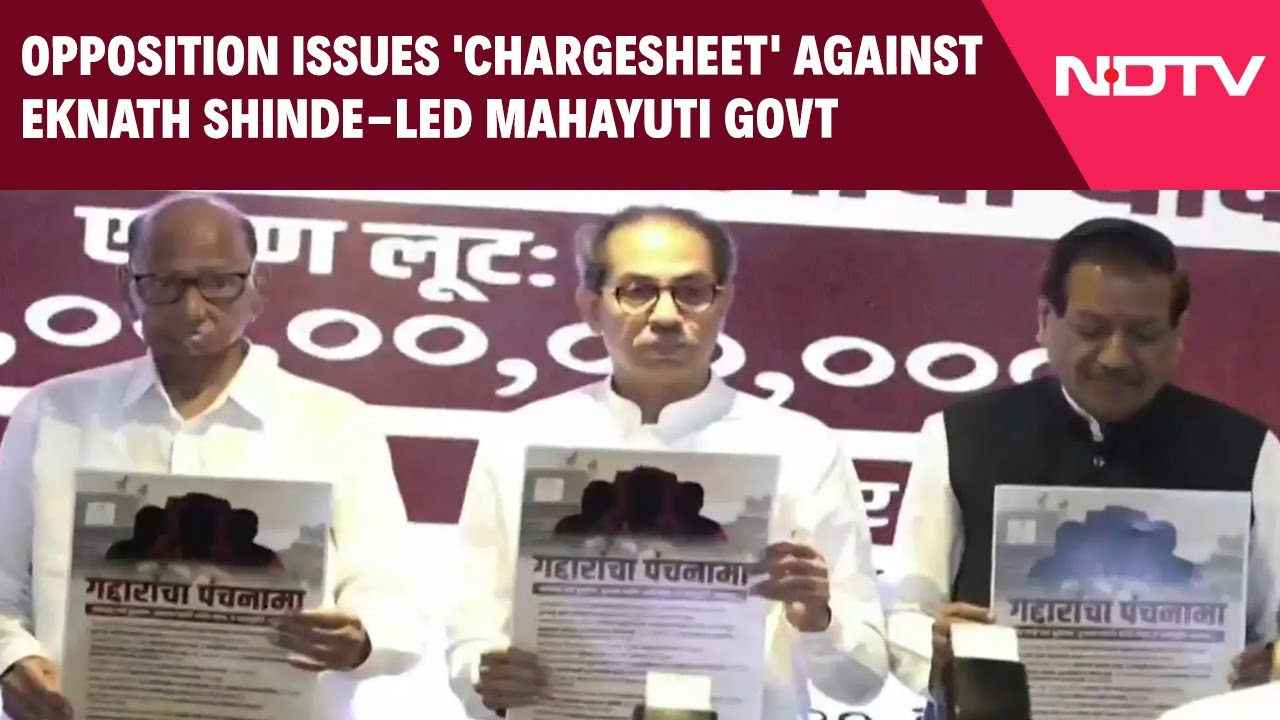Mahayuti Government | Opposition Issues 'Chargesheet' Against Eknath Shinde-Led Mahayuti Government