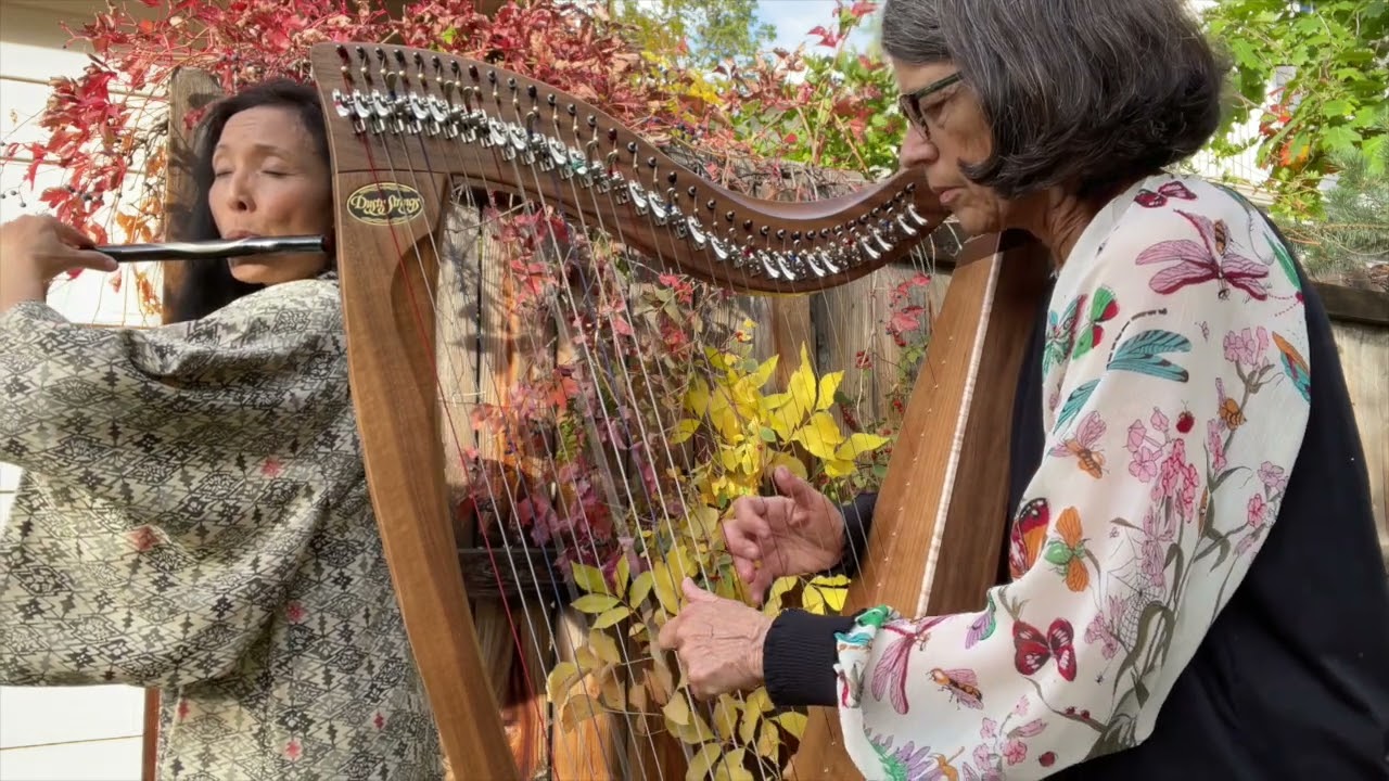 Shinobue Flute and Celtic Harp Sato-no Aki (Autumn in the Village)