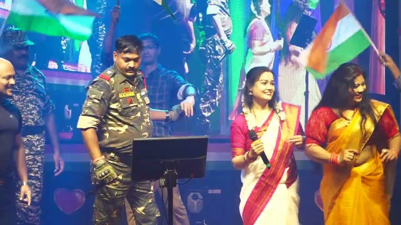 15th August special show of Rajnigandha musical Academy Nagpur..... Jai Hind....
