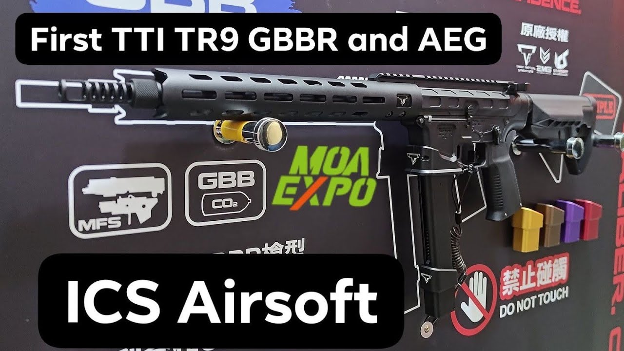 ICS x TTI TR9 AEG | Полный тест производительности + демонстрация GBBR (MOA Expo 2025)