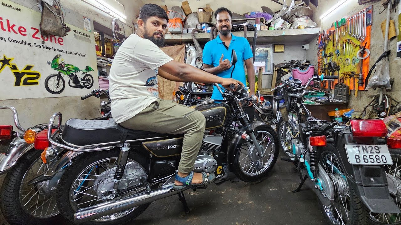 YAMAHA RX100, RX135 & RXZ  SALES ,SERVICE & RESTORATION SHOP IN CHENNAI | SS BIKE ZONE | ARK Diaries
