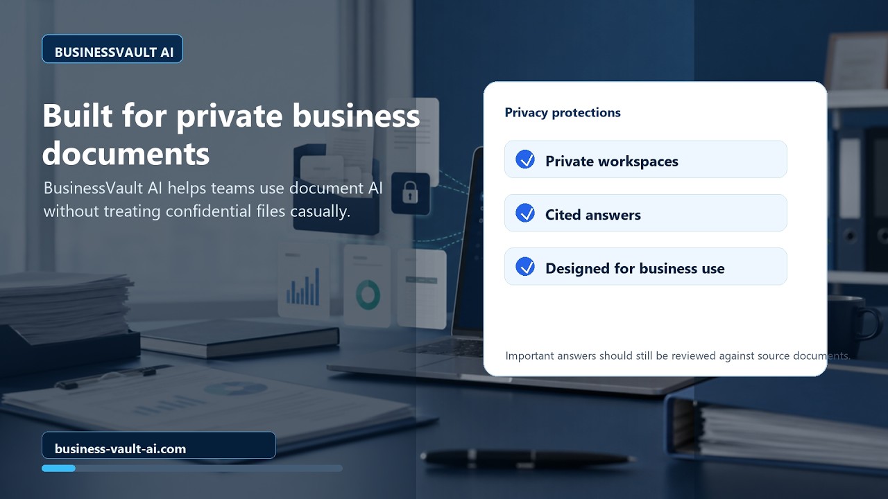 How BusinessVault AI Keeps Customer Documents Private