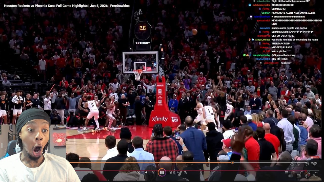 FlightReacts To Houston Rockets vs Phoenix Suns Full Game Highlights | Jan 5, 2026!