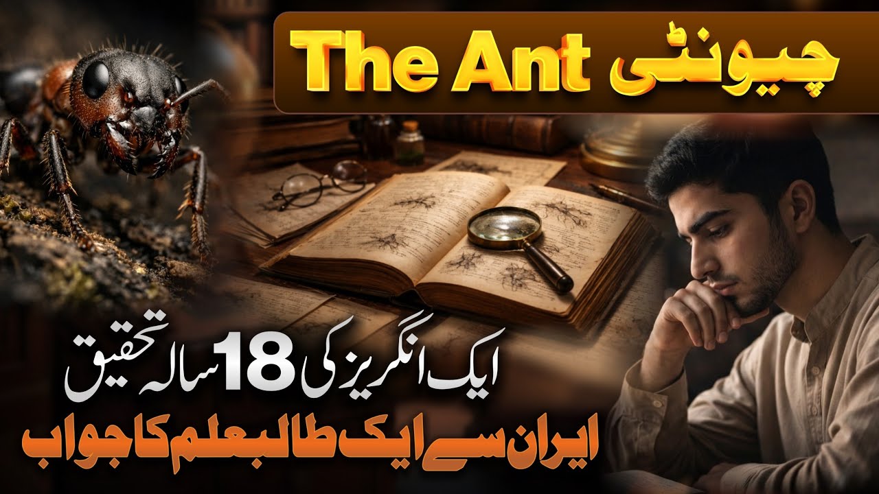 کیا آپ جانتے ہیں کہ چیونٹی پر 18 سال تک تحقیق کی گئی؟ 😲اس ویڈیو میں جانیں حیران کن حقائق۔ویڈیو مکمل 
