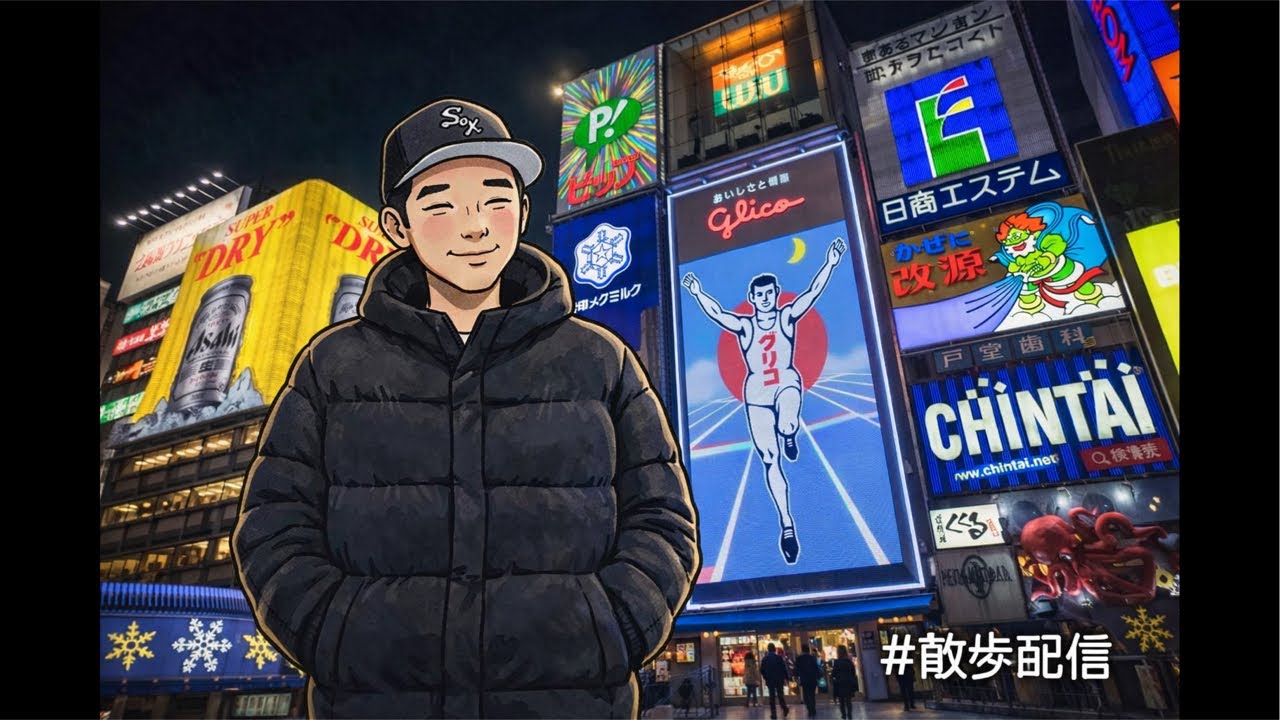 【大阪】難波散歩配信！