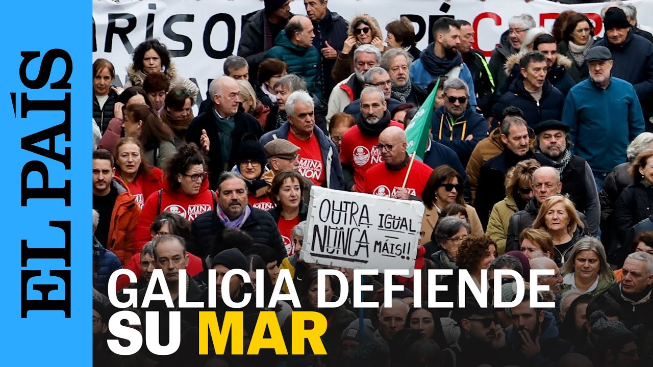 GALICIA | Gran manifestación en Santiago en defensa del mar tras la crisis de los pellets | EL PAÍS