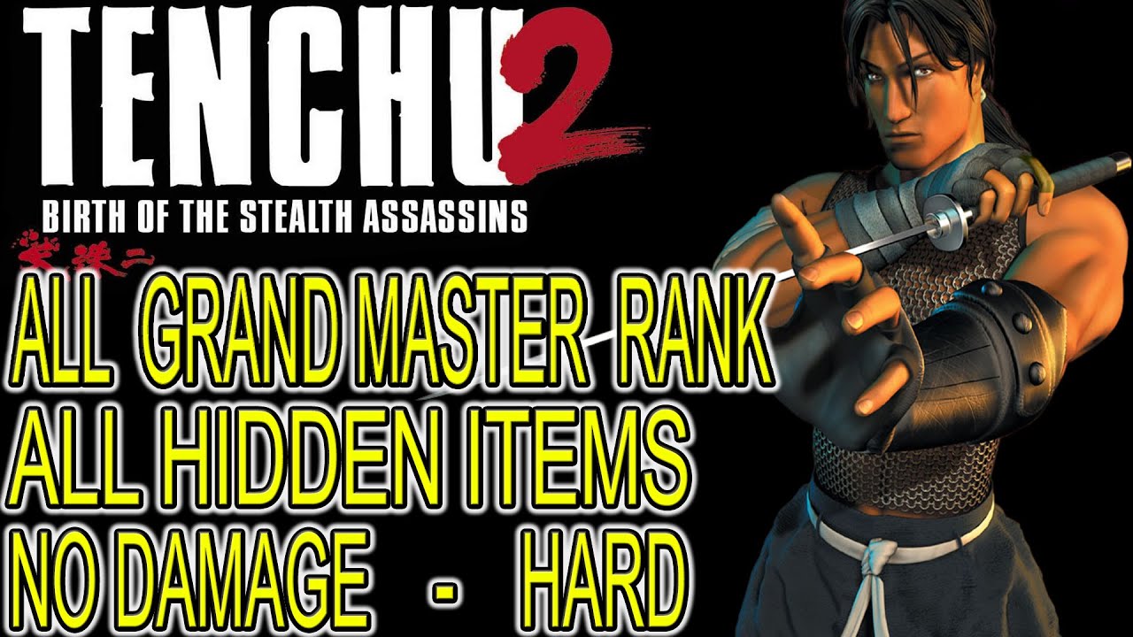 Tenchu 2 - TATSUMARU - Walkthrough 100% [1080p HD] All Grand Master Rank