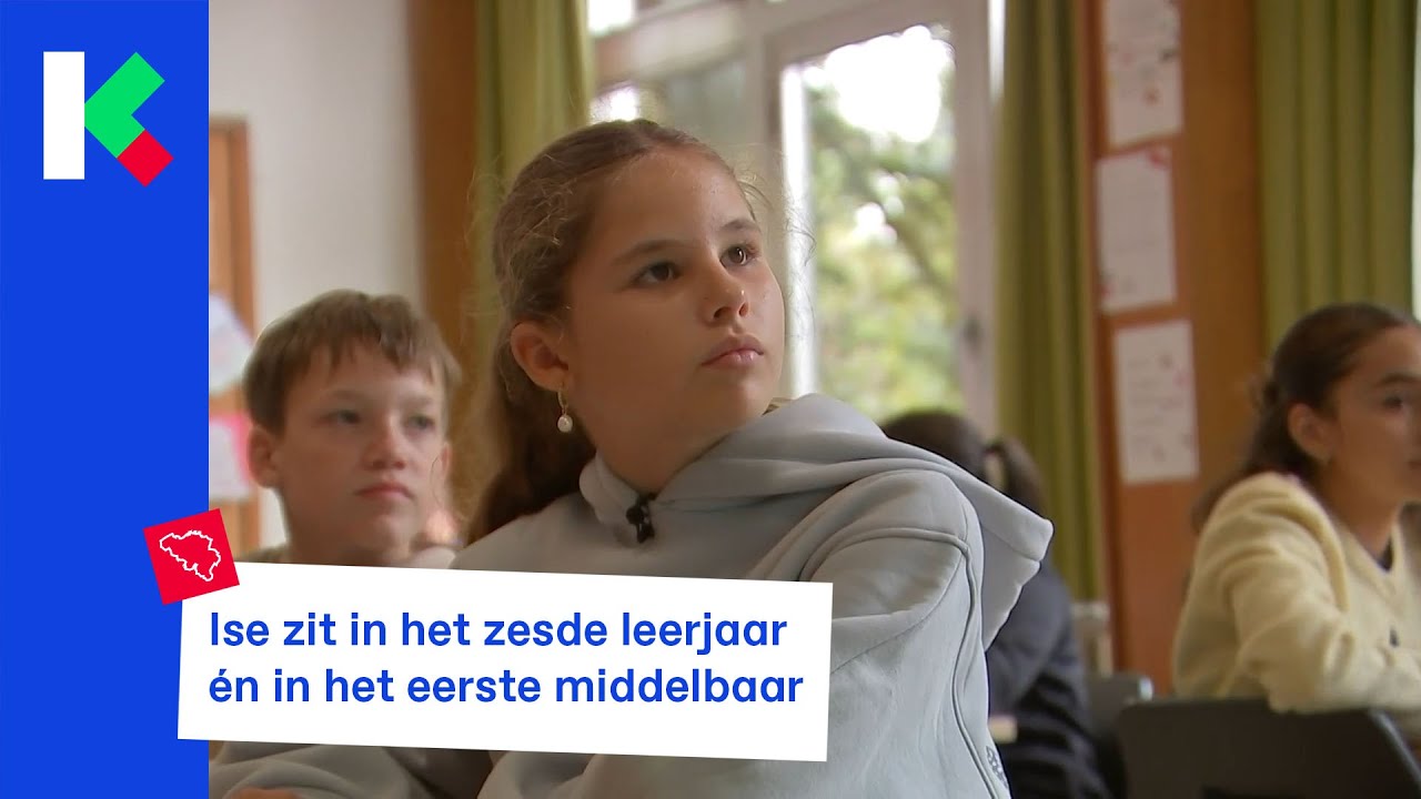 Ise zit in het zesde leerjaar &eacute;n in het eerste middelbaar