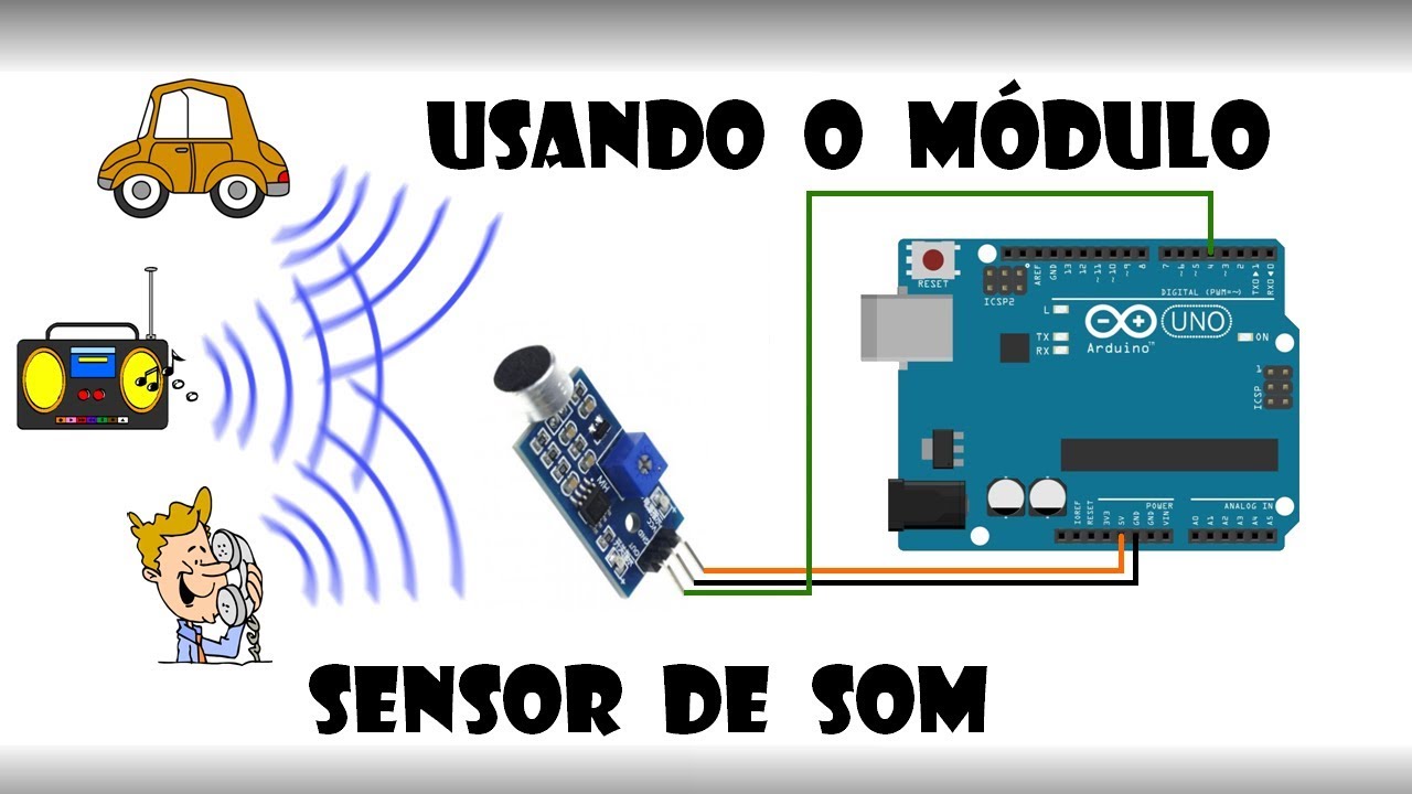Arduino - Usando o módulo sensor de som