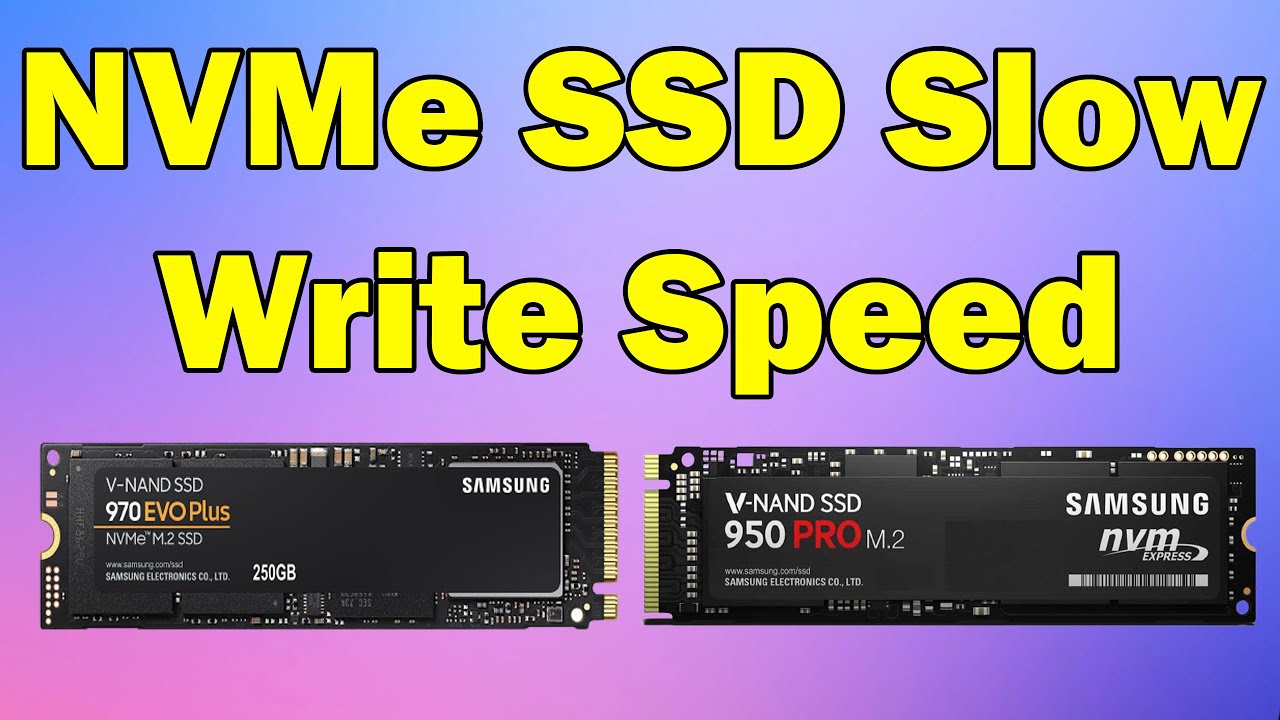 How to Fix NVMe SSD Slow Write Speed Issue Windows 11 or 10